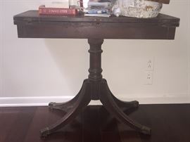 Antique table with drop down leaves