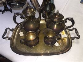 Silver tea server