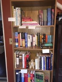 Assortment of cookbooks and other books