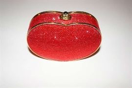 Judith Leiber Red Heart Minaudeiere (purse)