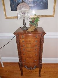 Wooden jewelry cabinet