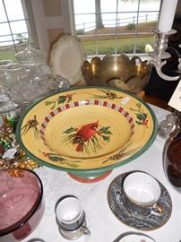 Lovely Lenox Christmas compote