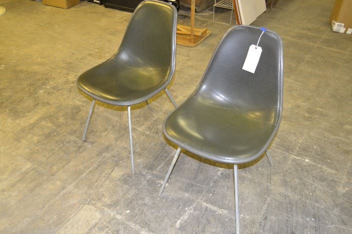 Herman Miller Padded shell chairs (2)