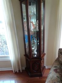 Lighted Curio 24" W X 10"D X 71"H
