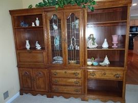 Kincaid Lighted Curio Display Unit - 3 pieces, each 30"W X 19"D X 76"H 