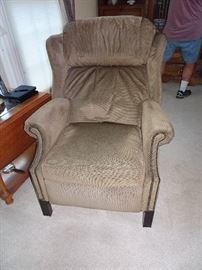 Bradington Young Recliner with Nail Head Detail 34"W X 38"D 43"H