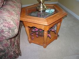 Octagon Side Table 24" X 24" X 21"H 