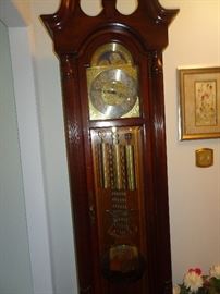 Sligh Grandfather Clock 85"H X 14"D X 24"W