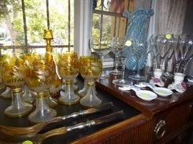 Vintage glassware