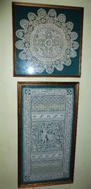 Antique Hand Crocheted Lace - Beautiful