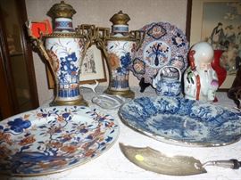 Gorgeous Imari Oil Lamps