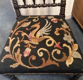 antique chair seat