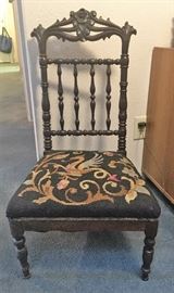 antique childs chair