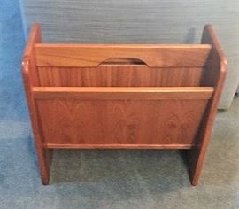 danish modern magazine rack