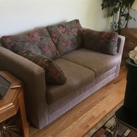 Contemporary love seat (one of two)