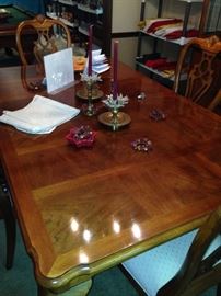 Close up of table top