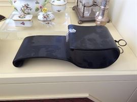 Herend smalls, Antique Chinese Stand, sterling silver 