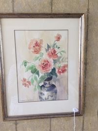 Edna Dorsey watercolor $175