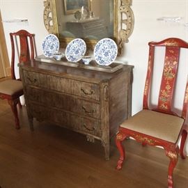 Pair of Chinoiserie Chairs $250 each