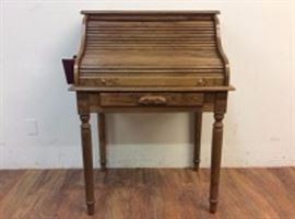 Real Wood Secretary with Roll Top $3