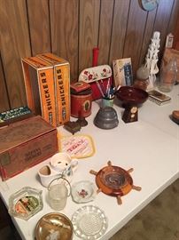 Some vintage, some antique collectibles 