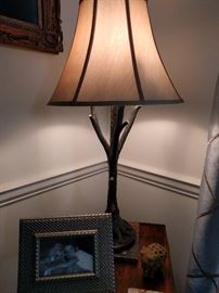 Table lamp, by Twiggy - there's a pair of these.