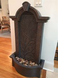 Who says you can't have an outdoor fountain inside? ME. I took it outside, as it's already potty trained.