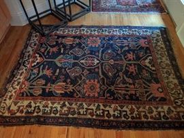 Vintage Persian Mahal, measures 5' 9" x 4' 5"