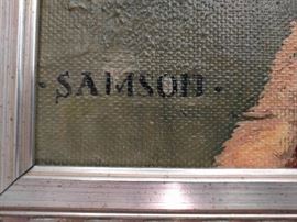 This is the artist's signature, Igor Samsonov.