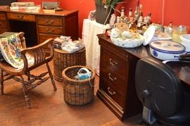 bustle chair mahogany refinished