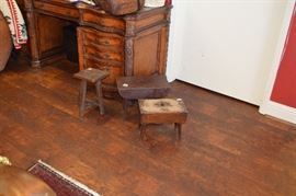 primitive stools from Scotland