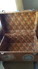 Interior reproduction travel trunk