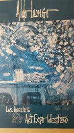 Poster for Aldo Luongo Art Exposition - 1980