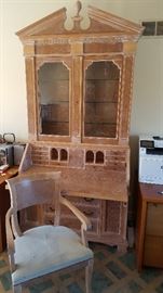 Matching Chair is ready for seat reupholstery