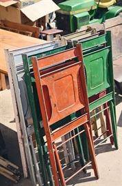 Maple City Stamping Co. Colorful Metal Folding Chairs