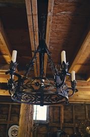 Cast Iron Chandelier