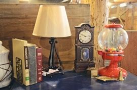 Lamps, Clocks, Gumball Machines
