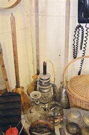 Rapid Washer Clothing Plungers, Corn Bread Cast Iron Plate, Lantern