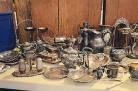 Silver-Plated Platters and Collectibles