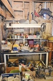 Grow Light Table, Tools, Geese Decoys