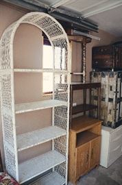 Wicker Shelf, End Tables