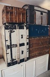 Trunks, Wooden Media Chest