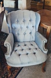Tufted Upholstered Armchair