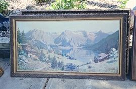 Mountain Scene Print