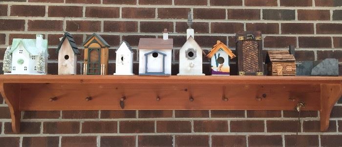 Birdhouses.