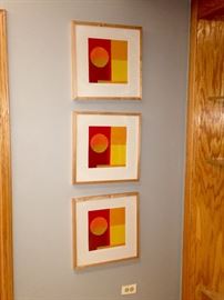 Set of 3 Framed Art Prints