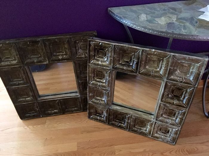 Set of Square Wall  Mirrors