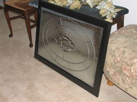 Stain glass window frame