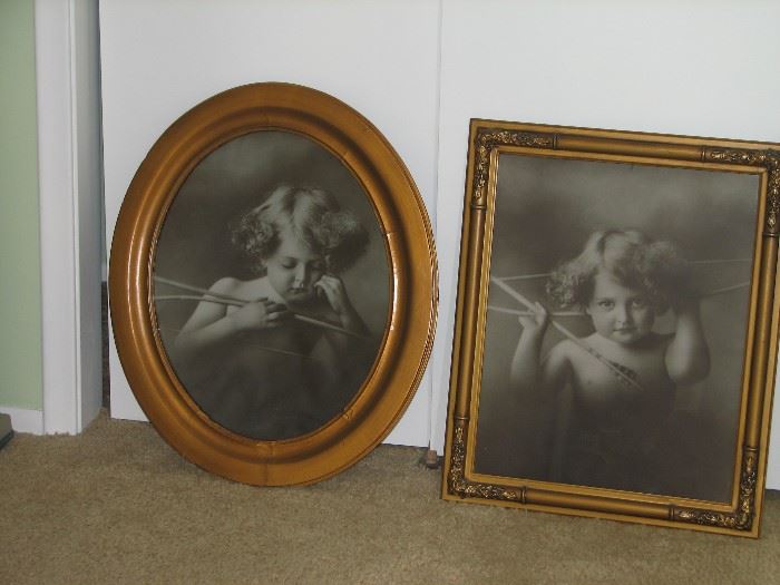 Original 1897 Cupid Asleep and Cupid Awake