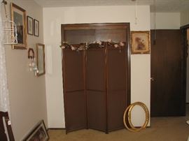 Antique Mission Style Privacy Screen - Original materials